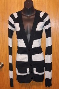 Daytrip Large Striped Cardigan Sweater. Size S.